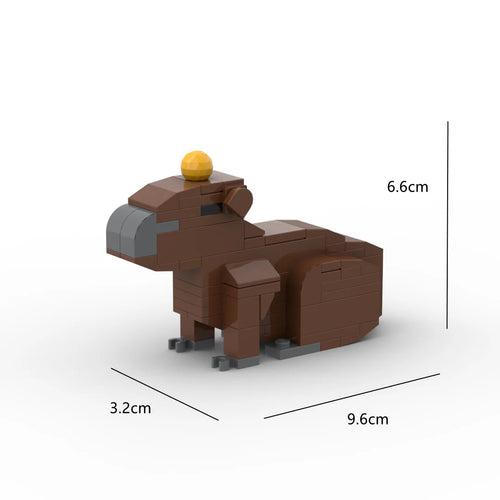 Animal Series 62Pcs MOC Bricks Cat Figires DIY Building Blocks Kids