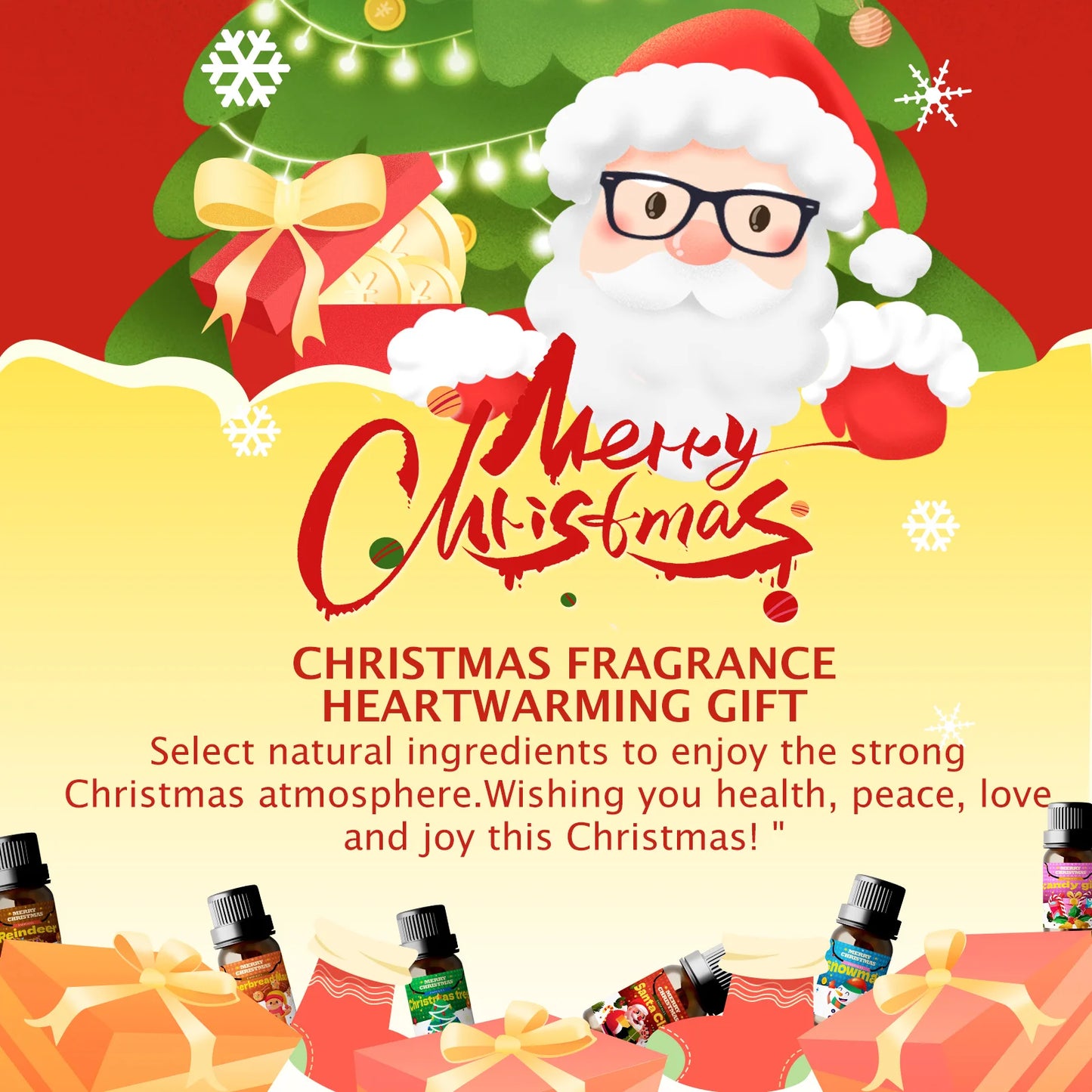 10ml Gingerbread Man Essential Oil Christmas Perfume Diffuser