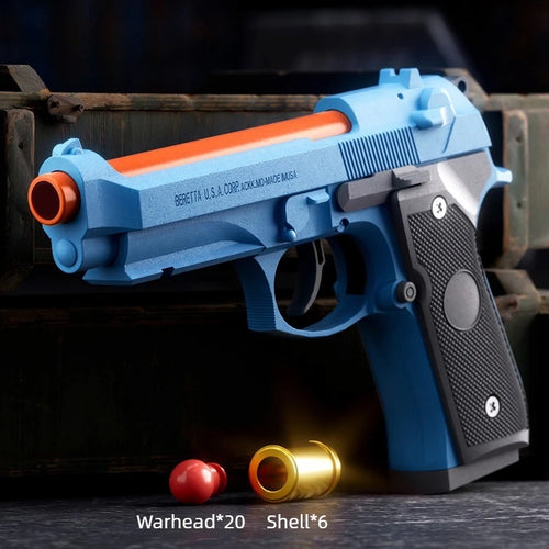 Csnoobs 2011 Continuous Shooting Toy Gun Throwing Shell Pistol Radish