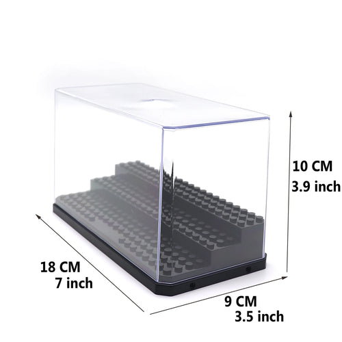 Stackable Acrylic Dispaly Box for Building Blocks Figures Stand MOC