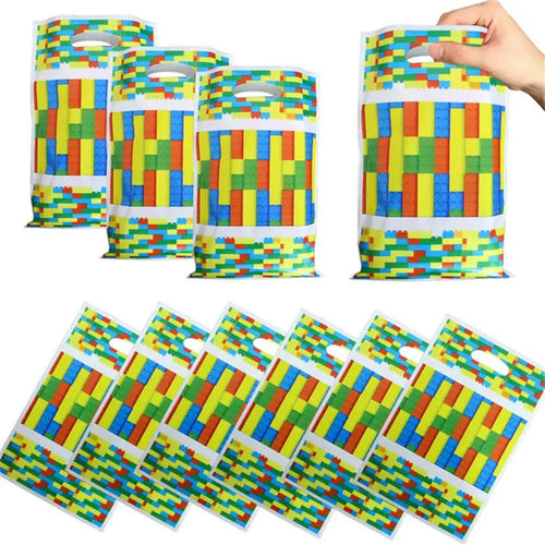 Building Blocks Theme Party Decor Supplies Disposable Tableware Cup