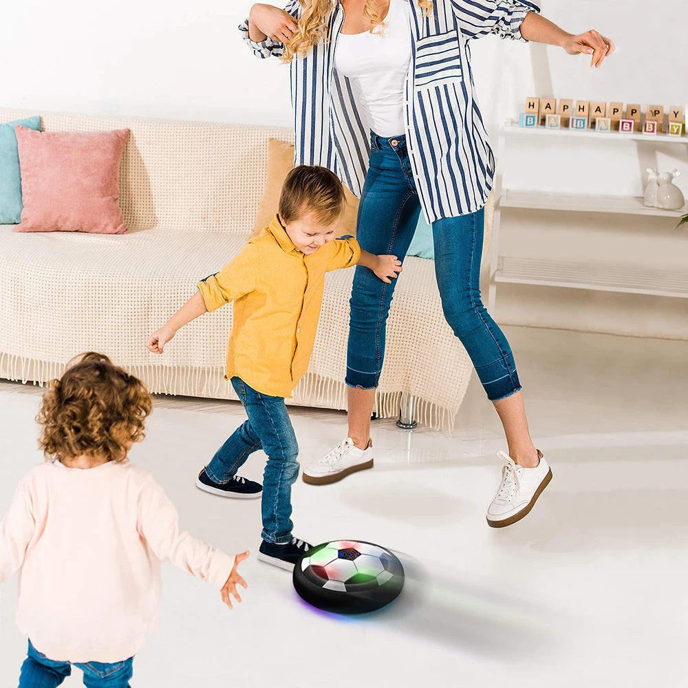 LED Hover Soccer Ball Air Power Training Ball Playing Football Indoor