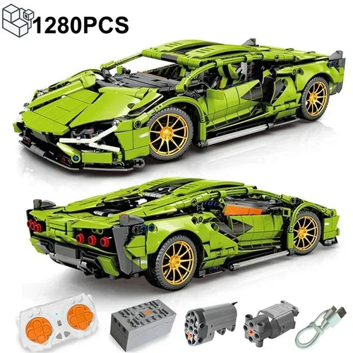 City Technical Famous Racing Sport Car Model Building Blocks
