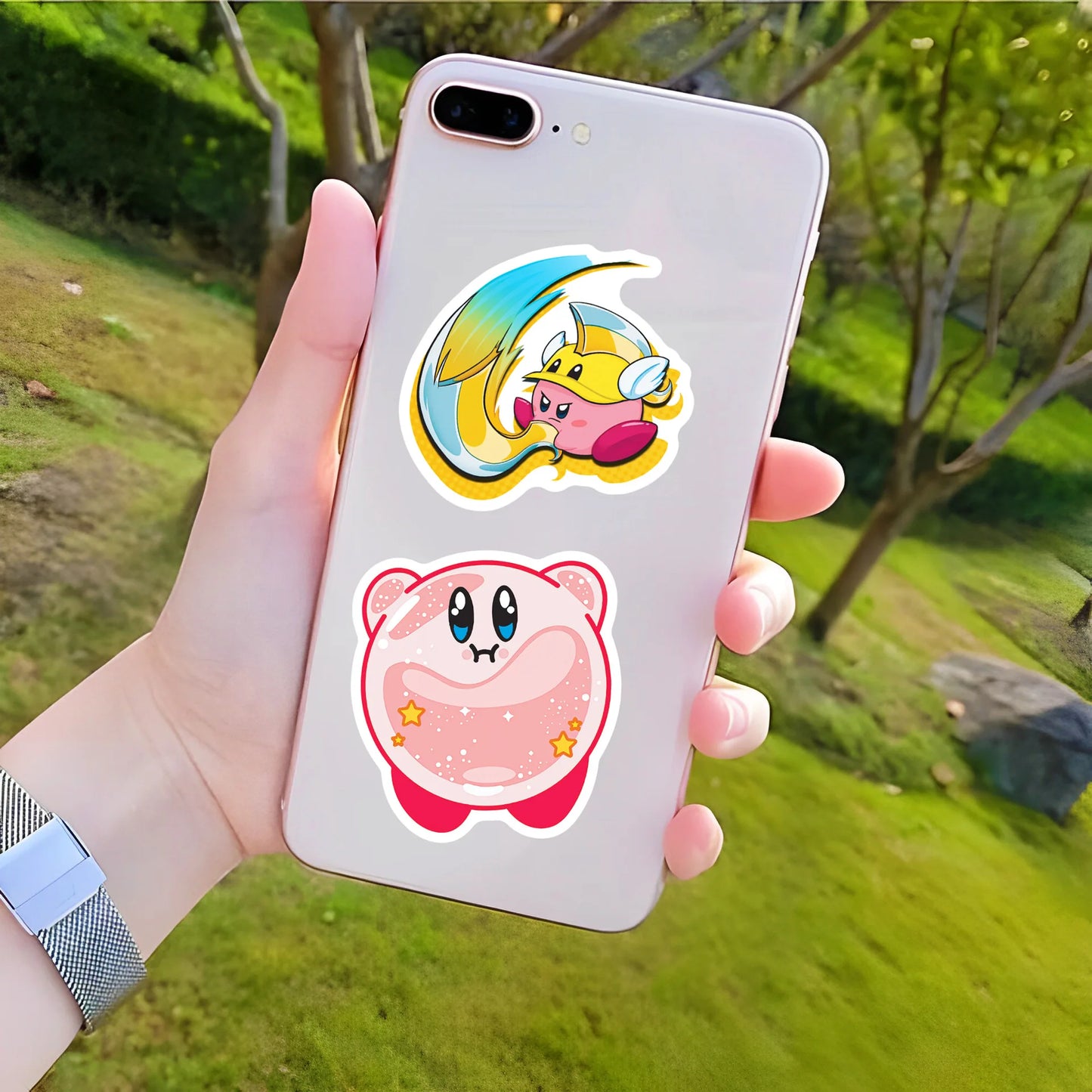 50PCS Game Kawaii Kirby Stickers Decals Classic Toys DIY Phone Luggage