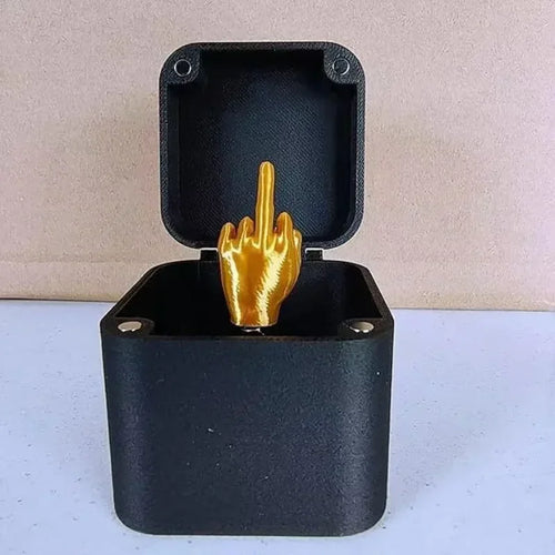 Out of the box pop-up Middle Finger Gift Box Creative Desk Home Decor
