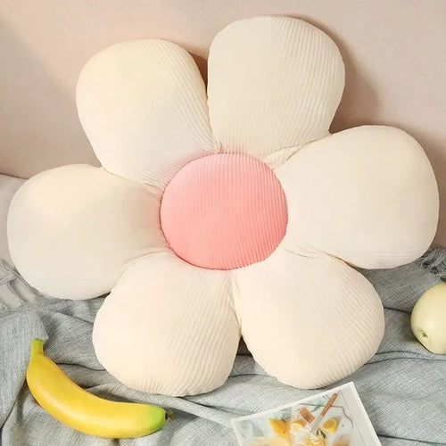 35CM Colorful Flowers Plush Pillow Plant Petal Cushion Stuffed Toys