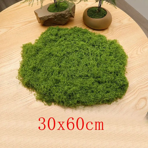 Green Fake Moss DIY Crafts Grass Artificial Moss Faux Preserved Moss