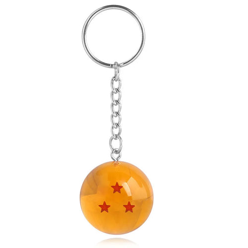 Anime Dragon Ball Series Keychain Charms Accessories 1-7 Star Dragon
