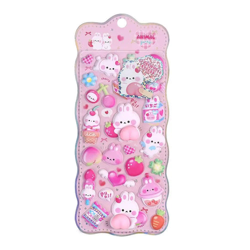 Kawaii Cartoon Soft Cute Little Rabbit 3D Pinching Relaxing Butt
