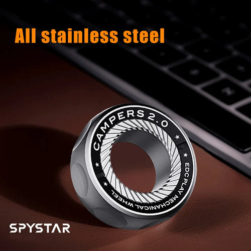 Magnetic Ring for Stress Relief Anti-Anxiety Fidget Toy Spinner Ring