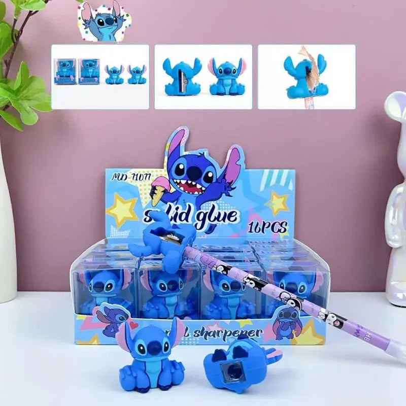 Disney Stitch Pencil Sharpeners MINISO Anime Cartoon Cute Students