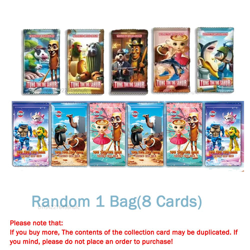 8/288Pcs Collection Cards Italian Brainrot Tungtungtung Sahur