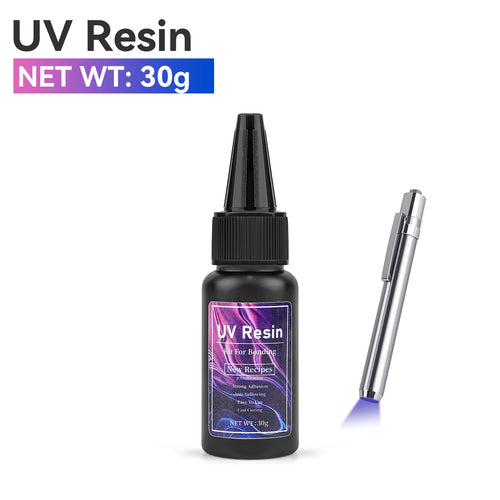 20g/30g/50g UV Epoxy Resin Glue DIY Jewelry Making High Transparency