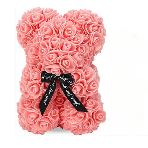 2025 New Artificial Flower Eternal Rose Teddy Bear for Mom Mother's