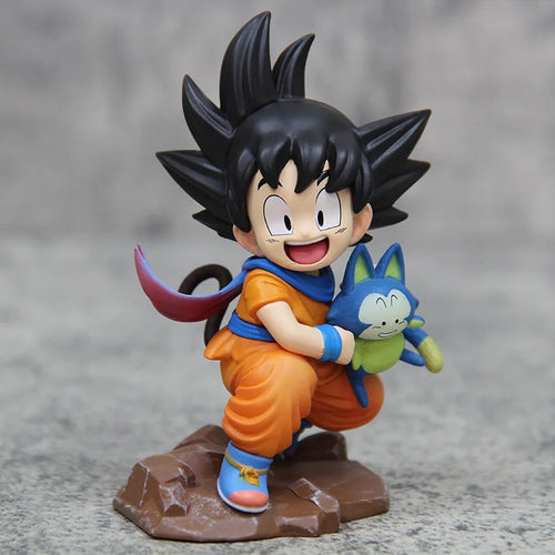 Dragon Ball Childhood Little Goku Hugs Puer Ya Mu Tea Little Follower