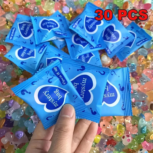 5/10/30/50/60pcs Glow In The Dark Mini Resin Animals Surprise Blind