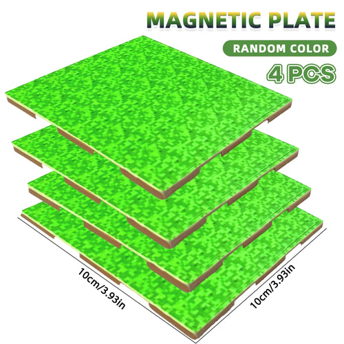 1/2/4/10 PCS Magnetic Base Plate Variety Baseplates Match DIY Magnetic