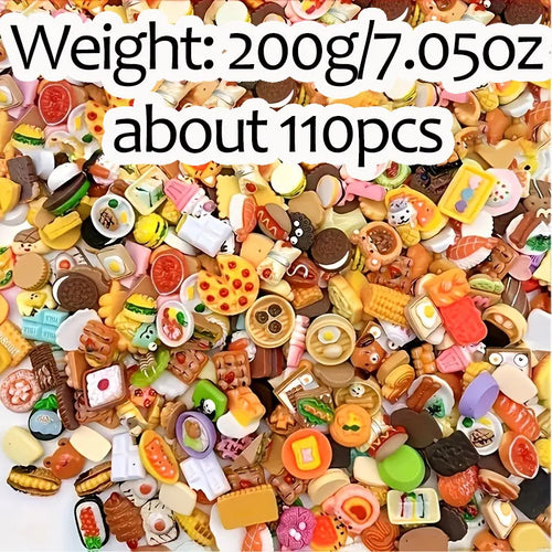 Mini Food Toys Mixed Style Resin Food Doll Kitchen Mini Food Statue