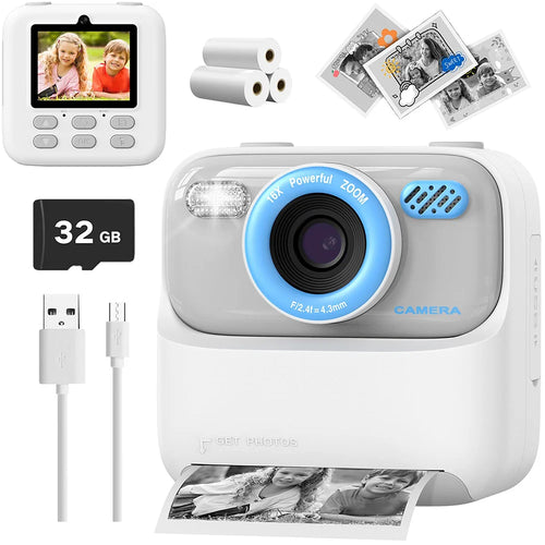Children Digital Camera Photography Instant Camera 1080P HD Dual Lens