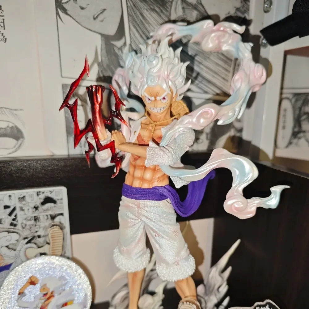25cm Anime Figure 5 Gear Luffy One Piece Figure Nika Luffy Figure PVC