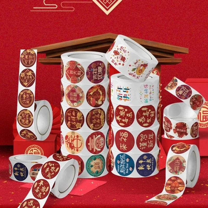 500 sheets per roll Reward stickers 2.5 cm/1 inch Self-made