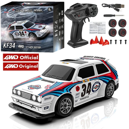 4WD Racing 1:43 or 1:64 RC Electric Drift Car Radio Full Proportional