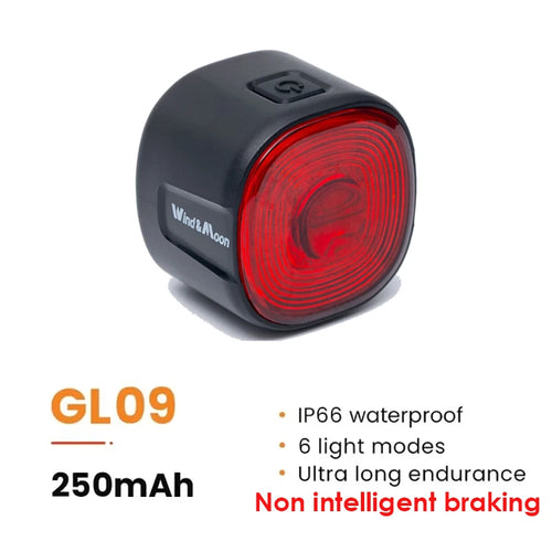 Bicycle Auto Brake Sensing Brake Tail Light Gift lP66Waterproof LED