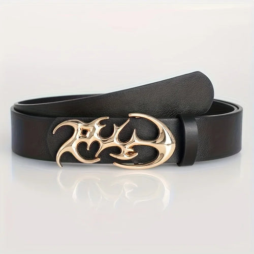 New Stylish Y2K Hollow PU Leather Fashion Punk Belt For Men