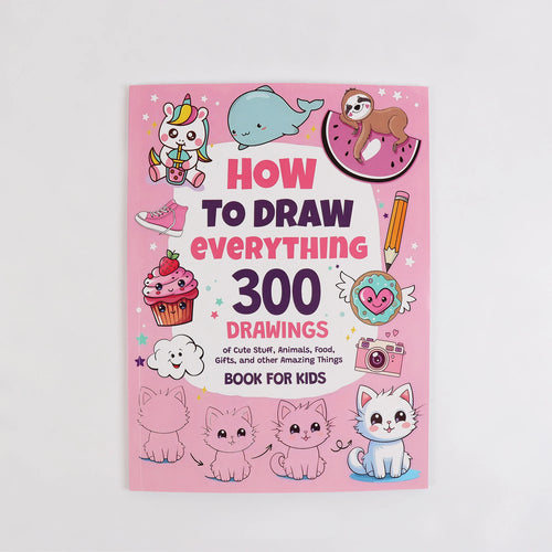 How to Draw Anything for Painting Enthusiast, 300 Cute Step-by-Step