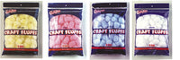 Chenille Kraft 2592-0 Craft Fluffs- Pink- 100 Piece