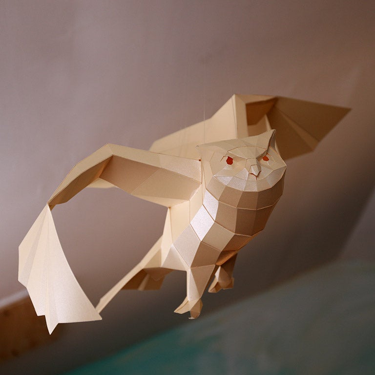 3d Hanging Owl Paper Craft