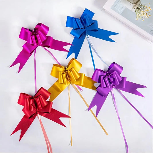 100pcs Party Wedding Christmas Tree Hanging Decorated Ribbon Bow Bag