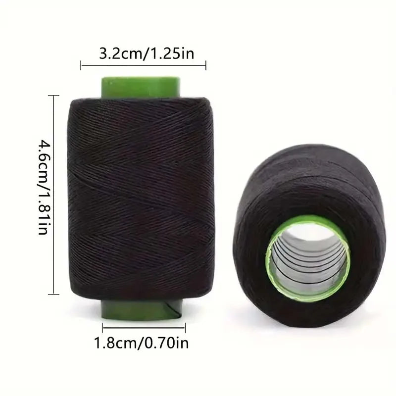 1 Set Durable Black/White Sewing Threads  Assorted Hand Sewing Needles