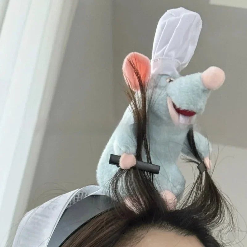 Ratatouille Hairband New Cartoon Plush Doll Headband French