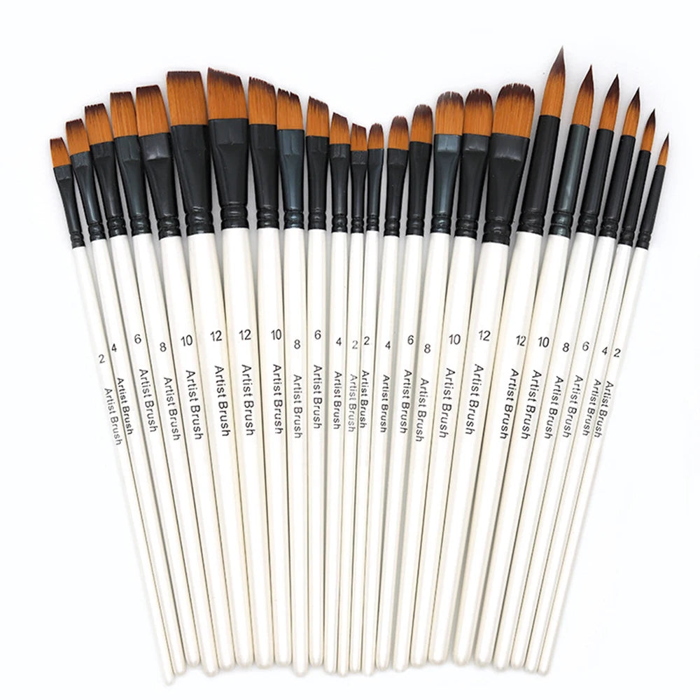 6pcs Artist Paint Brushes Set Artist Paintbrushes For Acrylic Oil