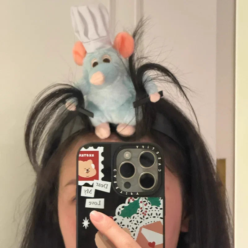 Ratatouille Hairband New Cartoon Plush Doll Headband French