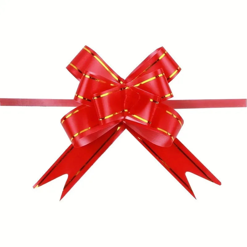 100pcs Party Wedding Christmas Tree Hanging Decorated Ribbon Bow Bag