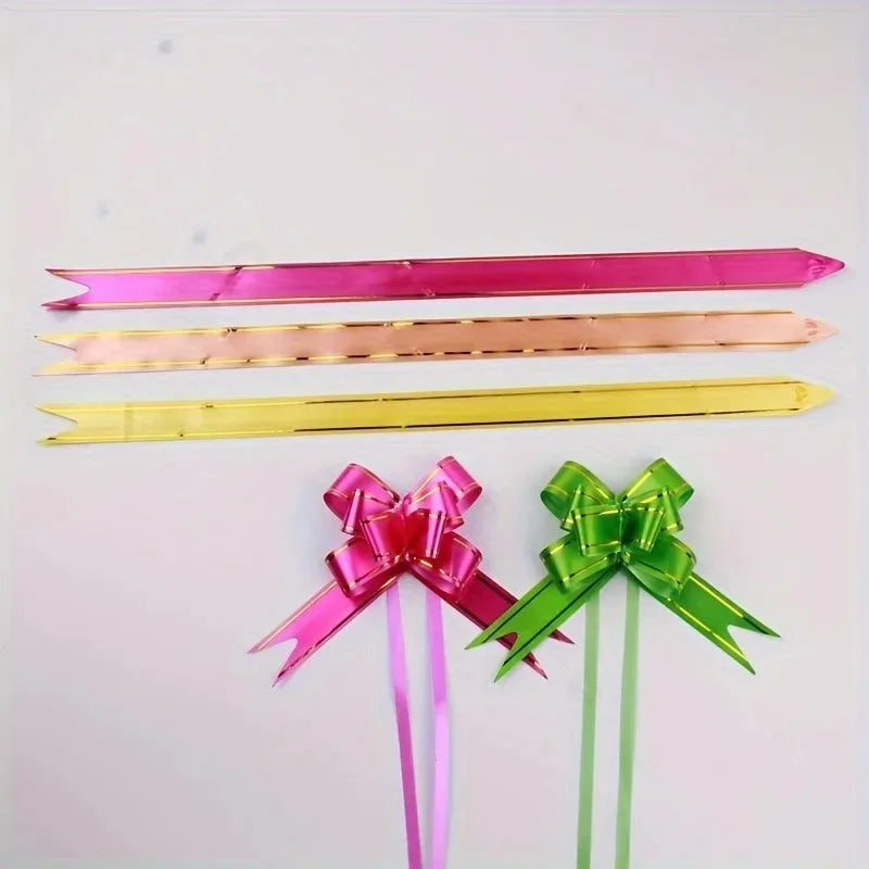 100pcs Party Wedding Christmas Tree Hanging Decorated Ribbon Bow Bag