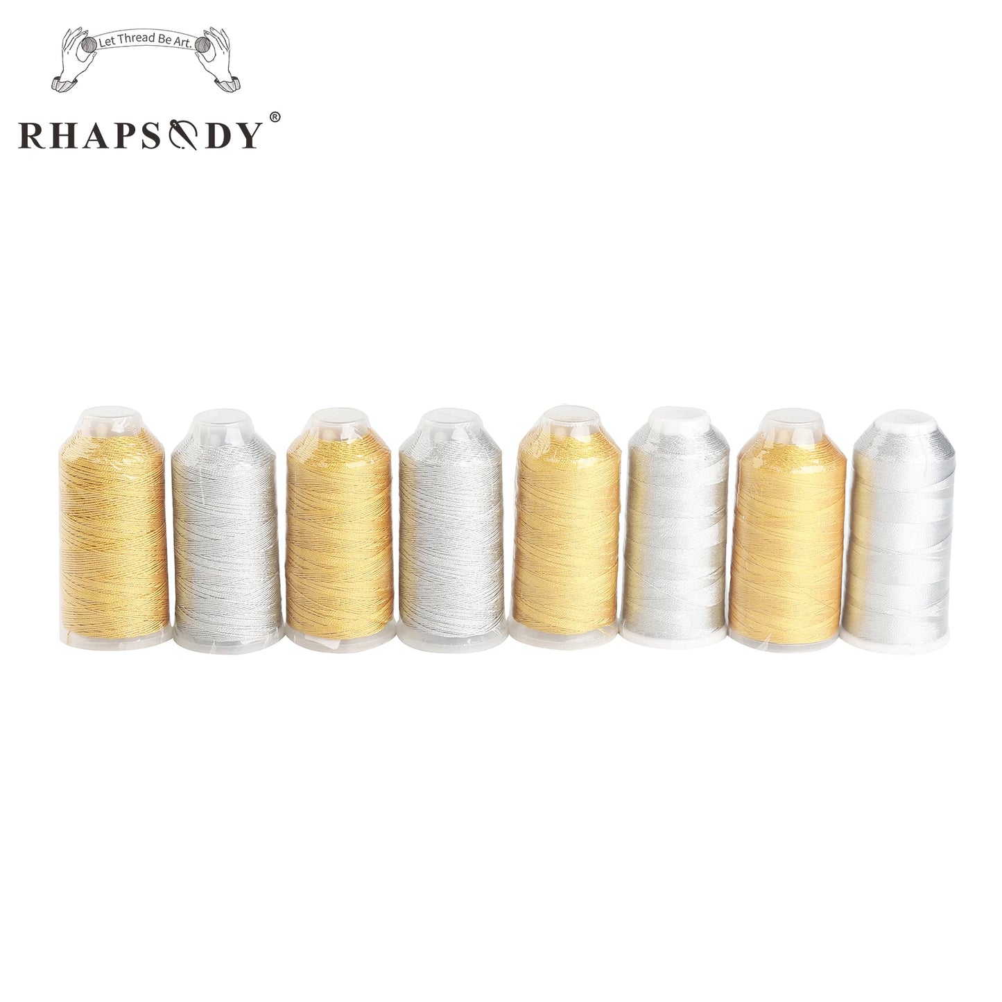 Rhapsody Metallic Thread 3/6/9/12 Strands Jewelry Thread Craft Gold