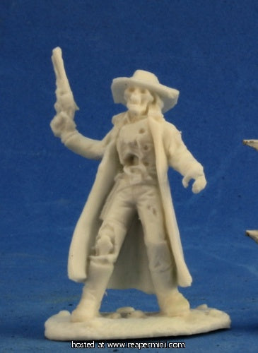 Reaper Miniatures REM91005 25mm Scale Undead Outlaw, Bob Ridolfl -