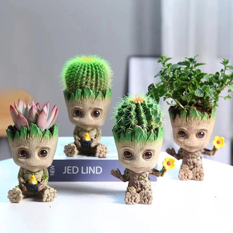 Fashion Handicrafts Anime Action Groot Character Multifunction Plants