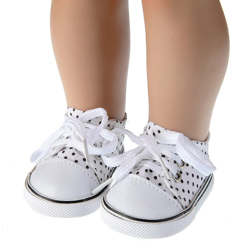 7 Cm Doll Shoes Clothes Handmade Boots For American 18 Inch Girl&43Cm