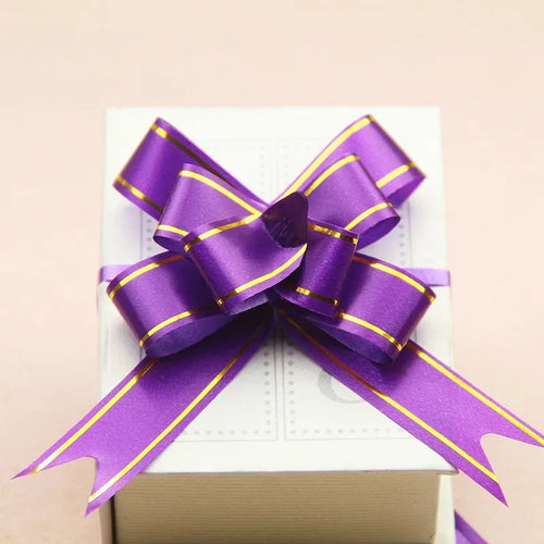 100pcs Party Wedding Christmas Tree Hanging Decorated Ribbon Bow Bag