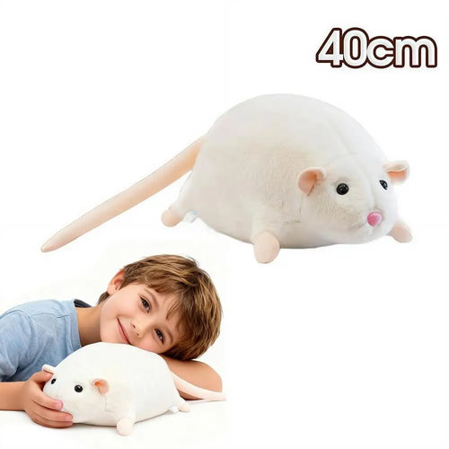 Cute 40/90cm Mouse Doll Plush Oversized Flower Branch Rat Doll Cartoon