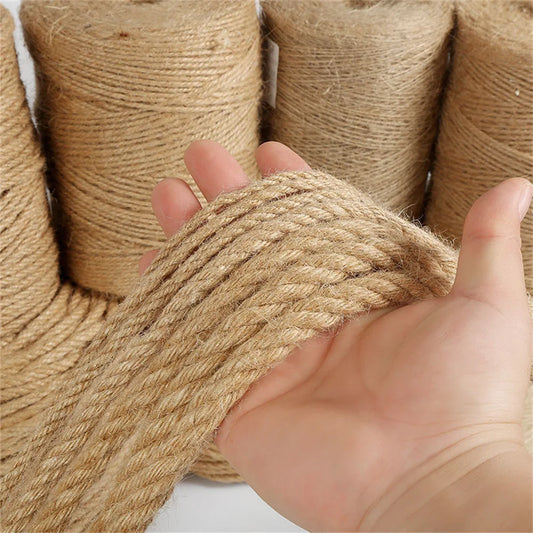 Natural Jute Twine Vintage Jute Rope Cord String Twine Burlap For DIY