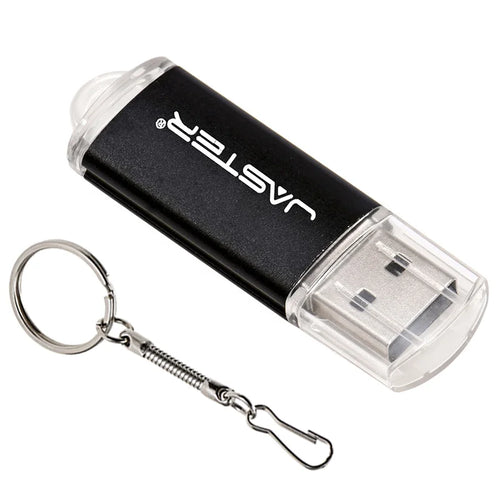 JASTER New Creative With Key Chain USB 2.0 Flash Drive 128GB 64GB 32GB
