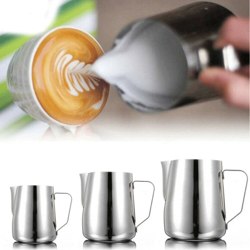 100/350/600ml Milk Jugs Fashion Stainless Steel Milk Craft Milk