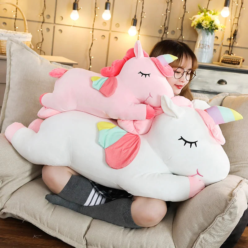 25cmKawaii Giant Unicorn Plush Toy Soft Stuffed Unicorn Soft Dolls