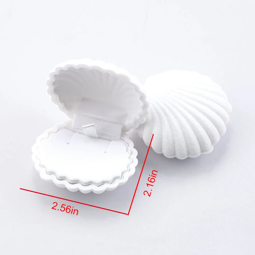 1 Piece Lovely Velvet Jewelry Box Container Wedding Ring Box for