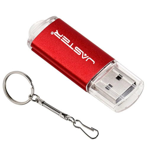 JASTER New Creative With Key Chain USB 2.0 Flash Drive 128GB 64GB 32GB